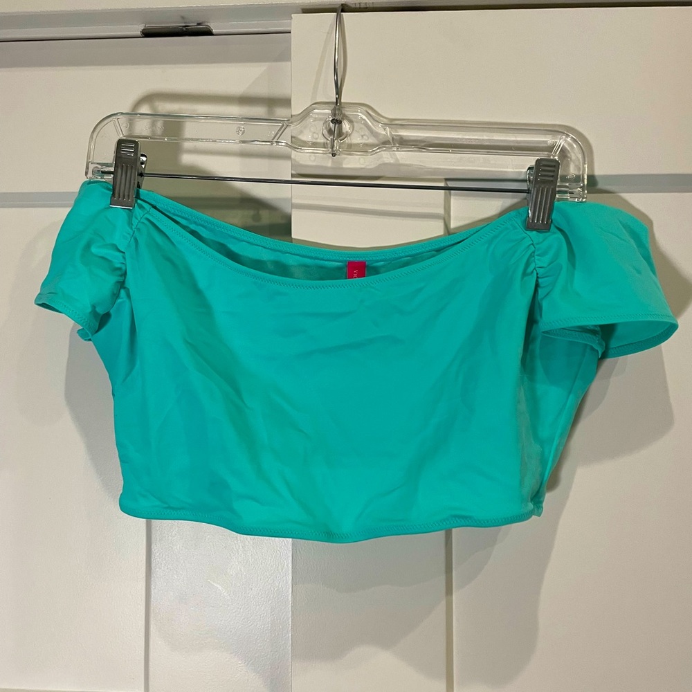 Victoria secret off the should swimsuit top